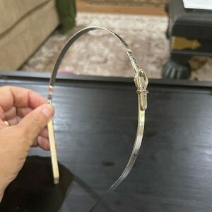 EC Henri Bendel Silver Metallic Headband